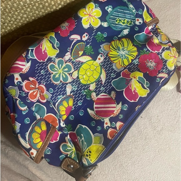 Lily Bloom Turtle/Floral Crossbody - Picture 2 of 8